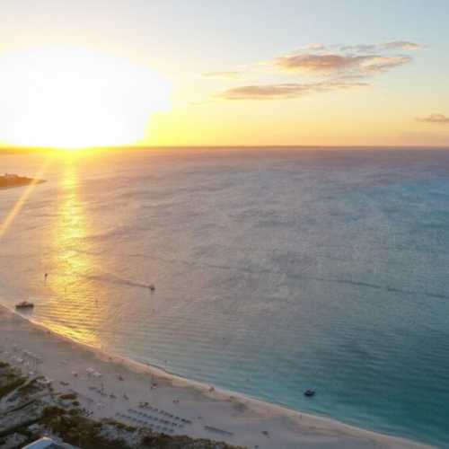 Enjoy the sunsets on Grace Bay
