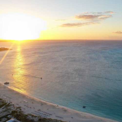 Enjoy the sunsets on Grace Bay