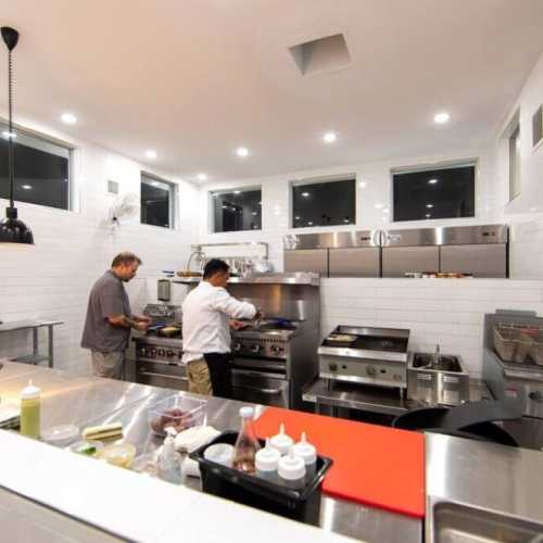 White Villas' unique amenities: state-of-the-art property kitchen