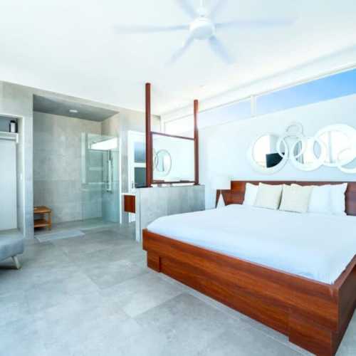 1st room: king size bed