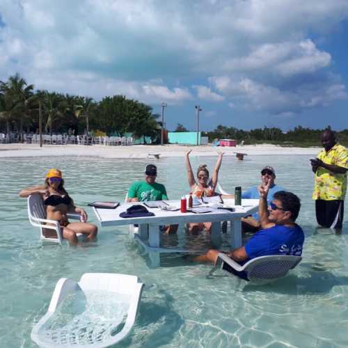 Lunch  in the ocean