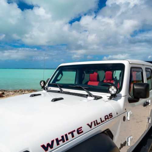 Book our 5-passenger modified Jeep Wrangler