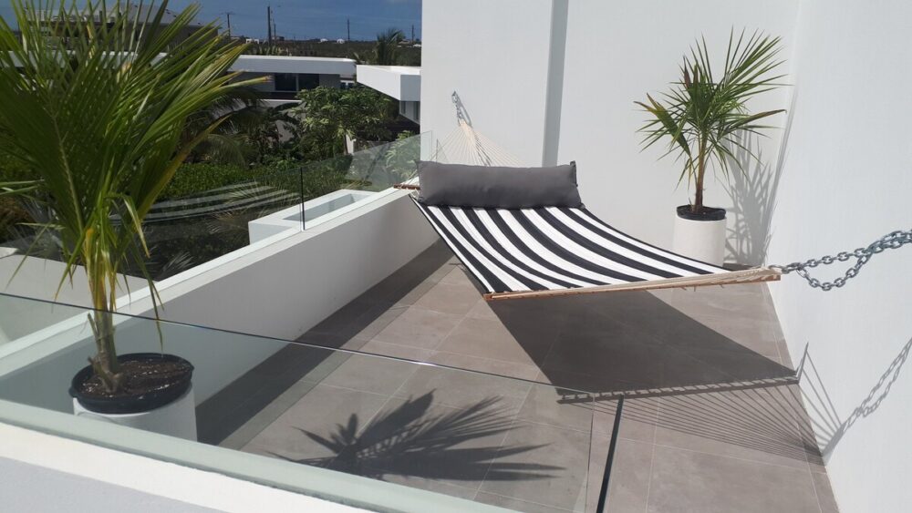 Hammock on balcony,  just off your bedroom