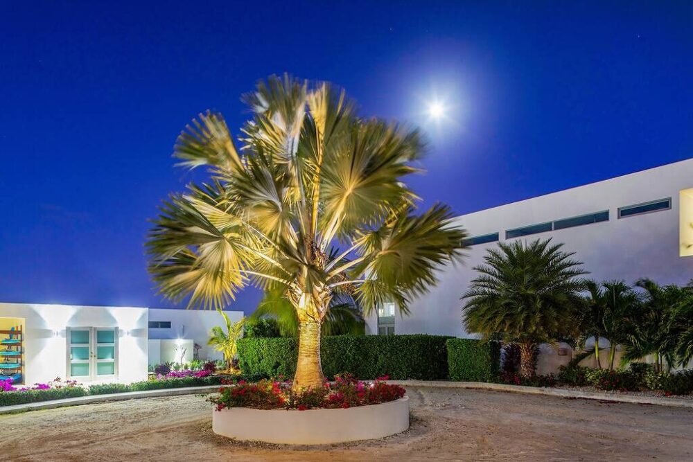 Full moon at White Villas