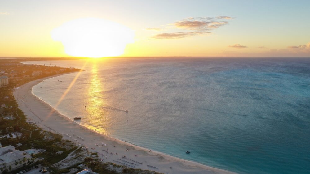 Sunset on Grace Bay
