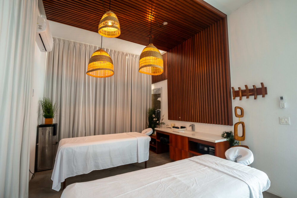 White Villas' unique amenities: luxurious spa