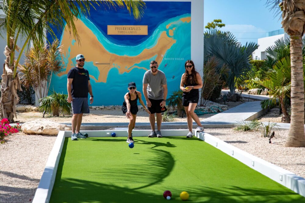 White Villas' unique amenitiesBocci game: