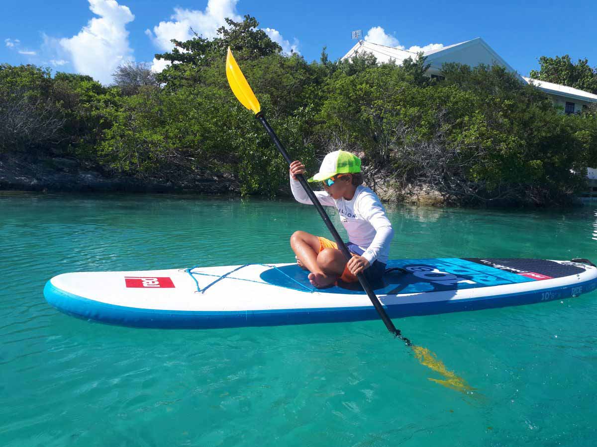 paddleboard in turks and caicos