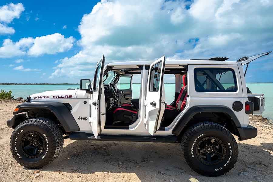 White Villas Jeep Wrangler rental