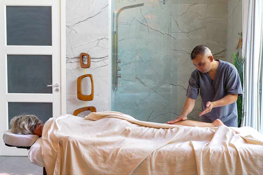 In-villa massage at White Villas