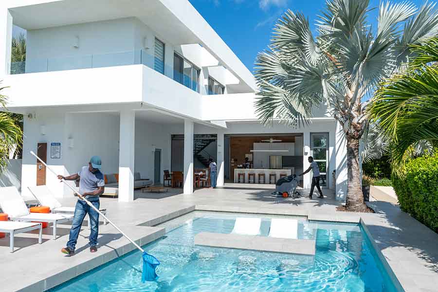 White Villas housekeeping team