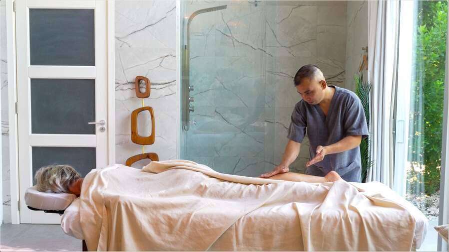 spa treatment at White Villas