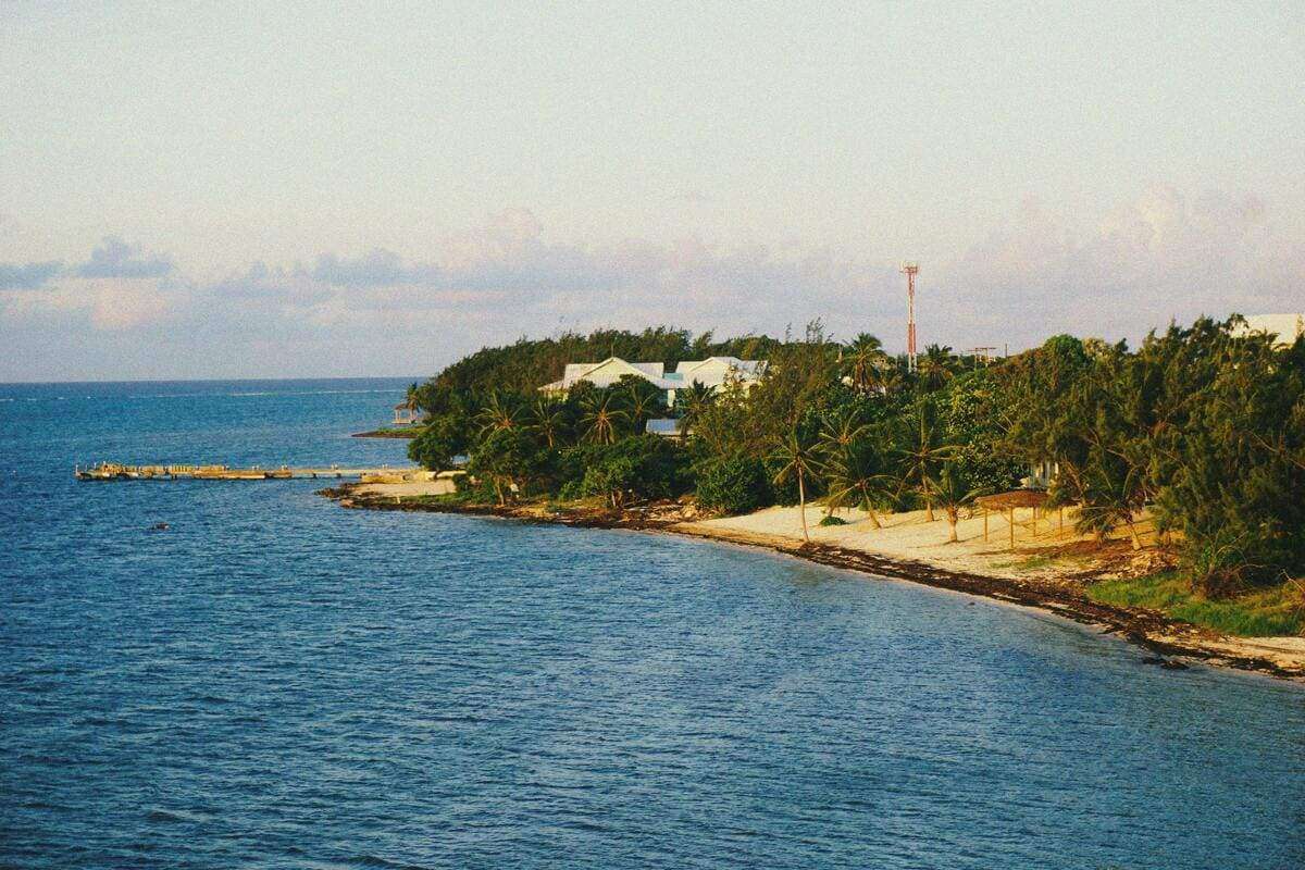 Aerial view of Grand Cayman, Cayman Islands