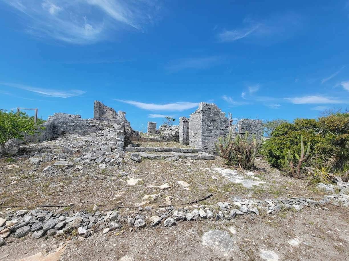 Cheshire Hall Plantation ruins showing historical cotton plantation buildings