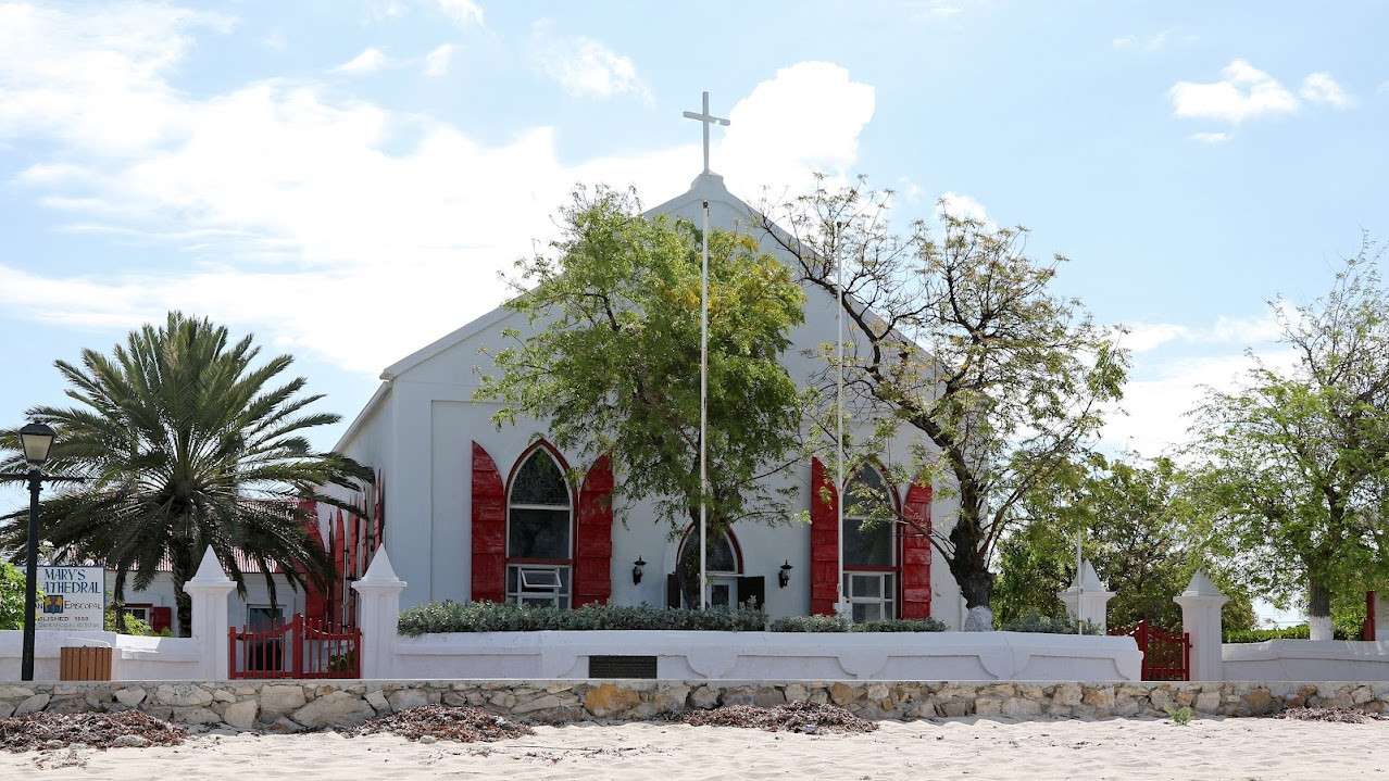 St Mary's Church colonial architecture in Cockburn Town