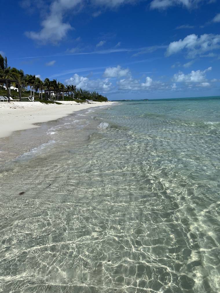 Long Bay Beach at dawn, Providenciales, Turks and Caicos