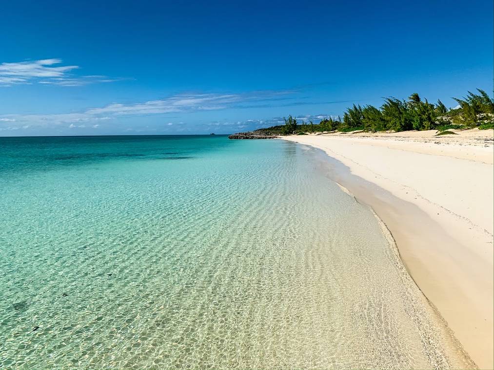 Taylor Bay Beach in Providenciales, a shallow protected cove