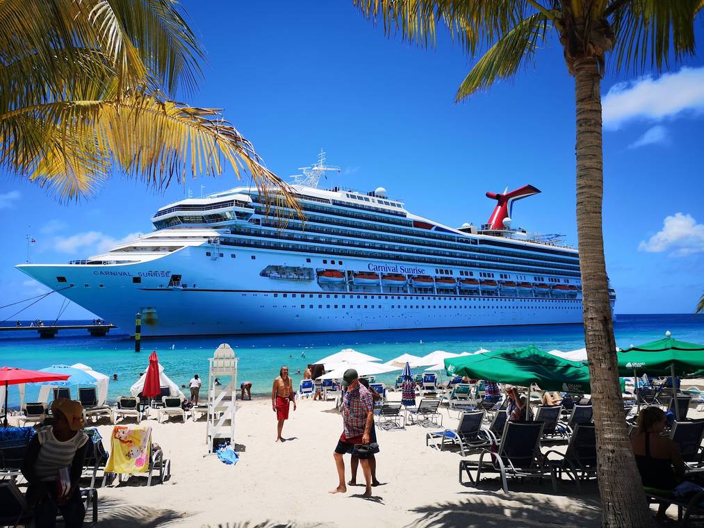 Grand Turk Cruise Port with shops, restaurants, and White Sands Beach access