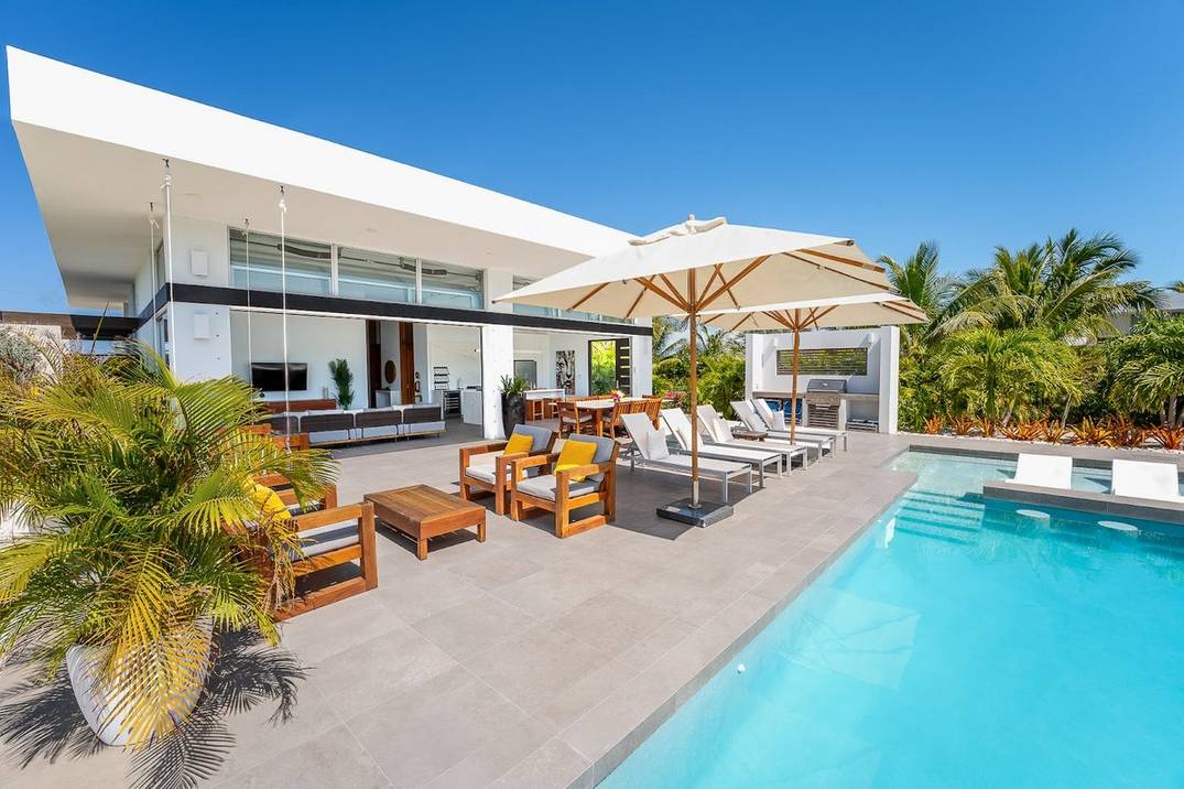 White Villas Resort villa exterior on Providenciales